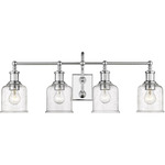 Bryant Bathroom Vanity Light - Chrome / Clear Seedy