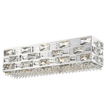 Aludra Bathroom Vanity Light - Chrome / Clear