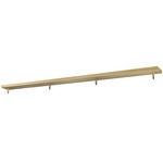 Multi Point Linear Canopy with Connectors - Heritage Brass