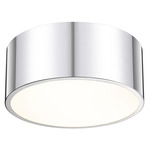 Harley Drum Ceiling Light - Chrome