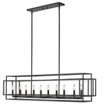 Titania Linear Chandelier - Matte Black