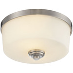 Lamina Ceiling Light - Brushed Nickel / Matte Opal