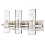 Lawson Bathroom Vanity Light - Brushed Nickel / Clear