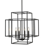 Titania Chandelier - Matte Black