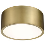 Harley Drum Ceiling Light  - Rubbed Brass