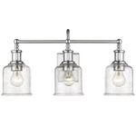 Bryant Bathroom Vanity Light - Chrome / Clear Seedy