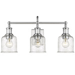 Bryant Bathroom Vanity Light - Chrome / Clear Seedy