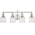 Bryant Bathroom Vanity Light - Brushed Nickel / Clear Seedy