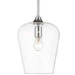 Joliet Pendant - Chrome / Clear