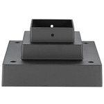 Outdoor Pier Mount Square Stepped Base Accessory - Outdoor Rubbed Bronze