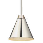 Eaton Pendant - Polished Nickel