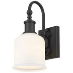 Bryant Wall Sconce - Matte Black / Matte Opal