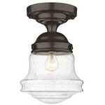 Vaughn Ceiling Light - Bronze / Clear Seedy