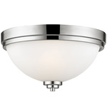 Ashton Ceiling Light - Chrome / Matte Opal