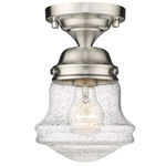 Vaughn Ceiling Light - Brushed Nickel / Clear Seedy