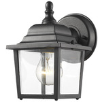 Waterdown 546 Outdoor Wall Light - Black / Clear Beveled