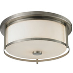 Savannah Ceiling Light - Brushed Nickel / Matte Opal