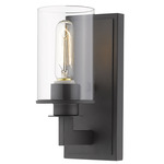 Savannah Wall Sconce - Bronze / Clear