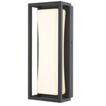 Baden Outdoor Wall Light - Black / White