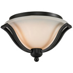 Lagoon Ceiling Light - Matte Black / Matte Opal