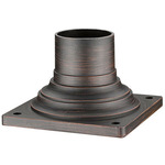 Outdoor Pier Mount Traditional Base Accessory - Bronze