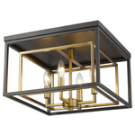 Euclid Ceiling Light - Bronze / Olde Brass