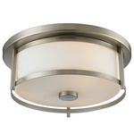 Savannah Ceiling Light - Brushed Nickel / Matte Opal