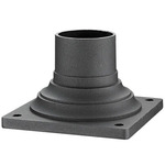 Outdoor Pier Mount Traditional Base Accessory - Black