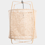 Z Paper Pendant - Blonde Bamboo / Natural Paper