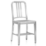 1006 Navy Collection Chair - Hand Brushed Aluminum