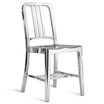 1006 Navy Collection Chair - Hand Polished Aluminum