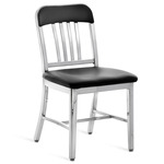 Classic Navy Officer Chair - Hand Polished Aluminum