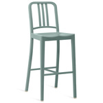 111 Navy Collection Bar/ Counter Stool - Light Blue PET