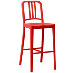 111 Navy Collection Bar/ Counter Stool - Red PET