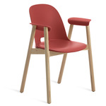 Alfi Armchair - Natural Ash / Red