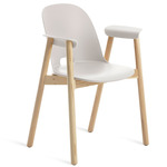 Alfi Armchair - Natural Ash / White
