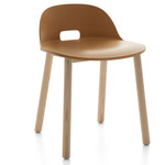 Alfi Low Back Chair - Natural Ash / Sand Polypropylene