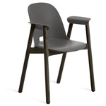 Alfi Armchair - Dark Stained Ash / Dark Grey