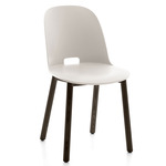 Alfi Chair - Dark Stained Ash / White