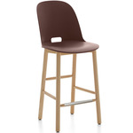 Alfi Bar/ Counter Stool - Natural Ash / Brown