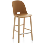 Alfi Bar/ Counter Stool - Natural Ash / Sand Polypropylene