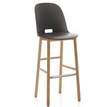 Alfi Bar/ Counter Stool - Natural Ash / Dark Grey