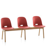 Alfi Bench - Natural Ash / Red