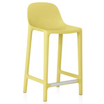 Broom Bar / Counter Stool - Yellow