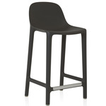 Broom Bar / Counter Stool - Dark Grey