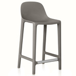 Broom Bar / Counter Stool - Light Grey