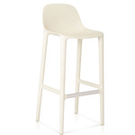 Broom Bar / Counter Stool - White