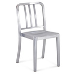 Heritage Stacking Chair - Hand Brushed Aluminum