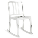 Heritage Rocking Chair - Hand Polished Aluminum