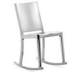 Hudson Rocking Chair - Hand Polished Aluminum